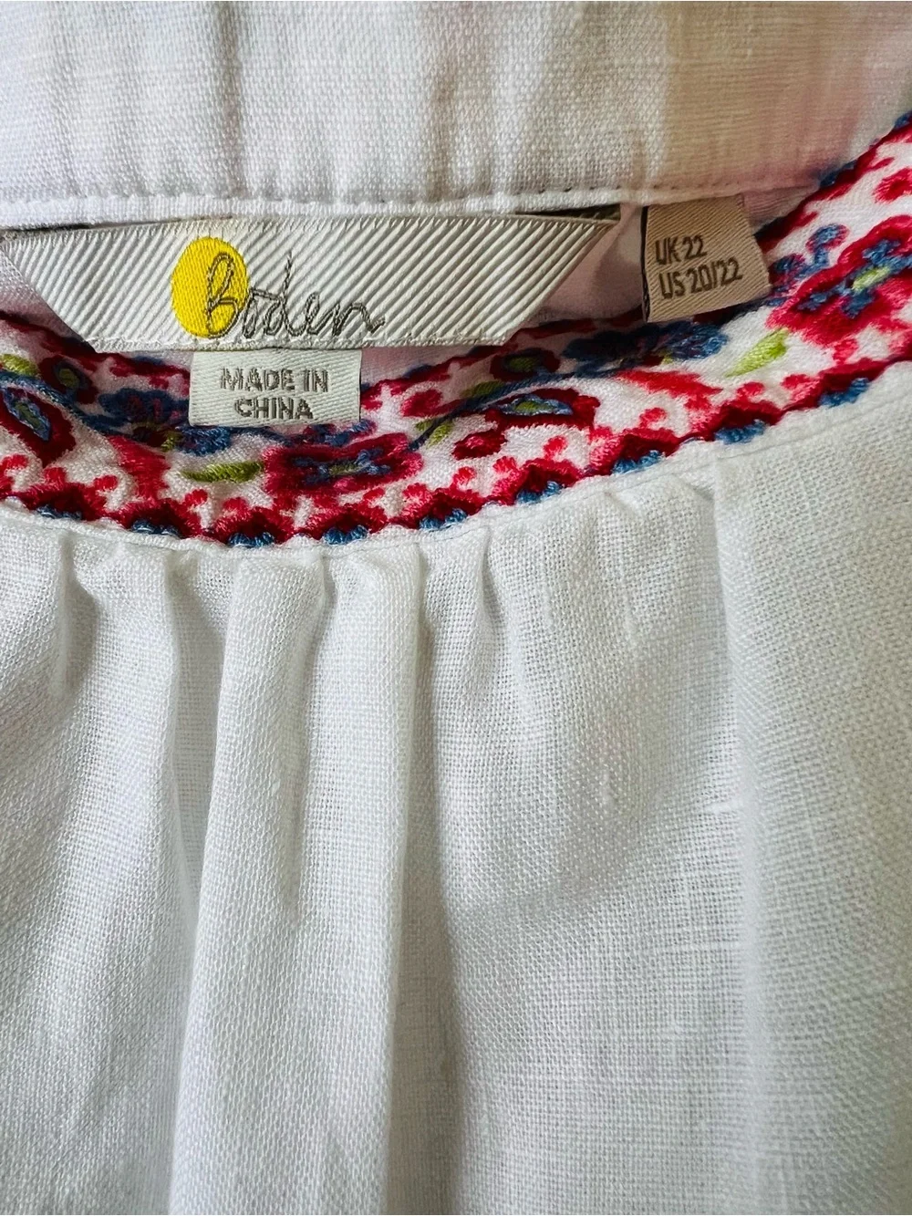Boden lightweight white